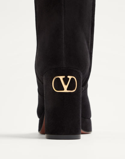 Fawcette Platform Boot In Crust Leather 90mm