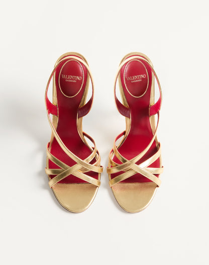 Fetishique Sandal In Laminated Nappa 105mm
