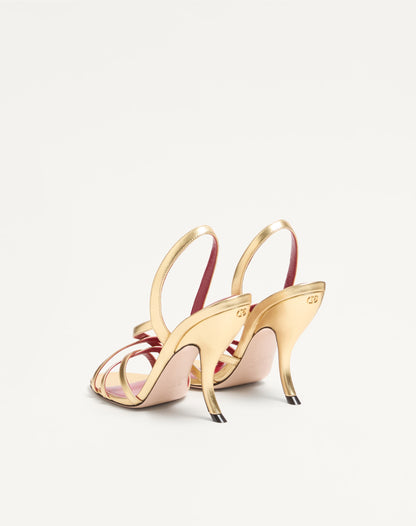 Fetishique Sandal In Laminated Nappa 105mm