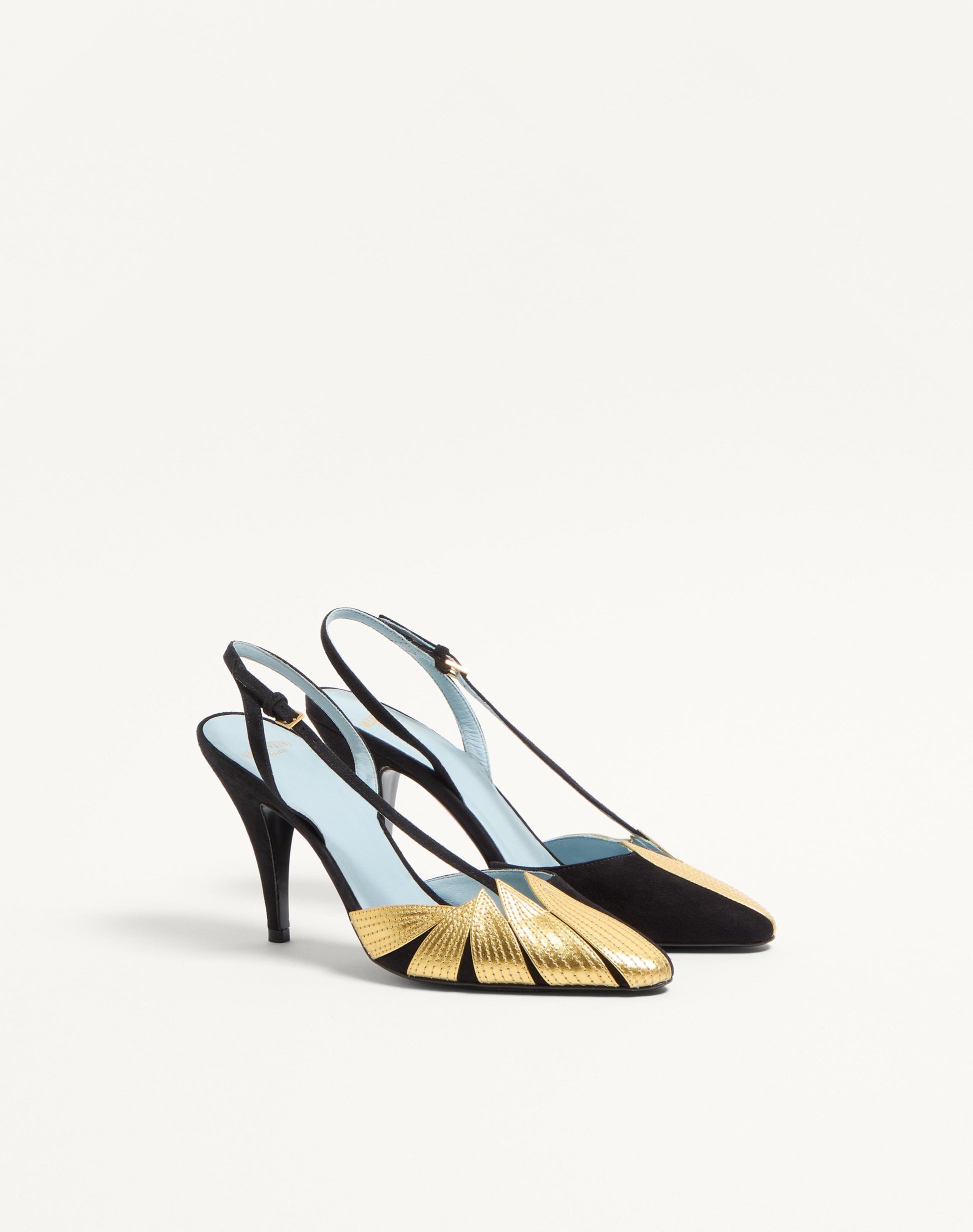 Foliefoliage Suede Slingback Pump 90mm