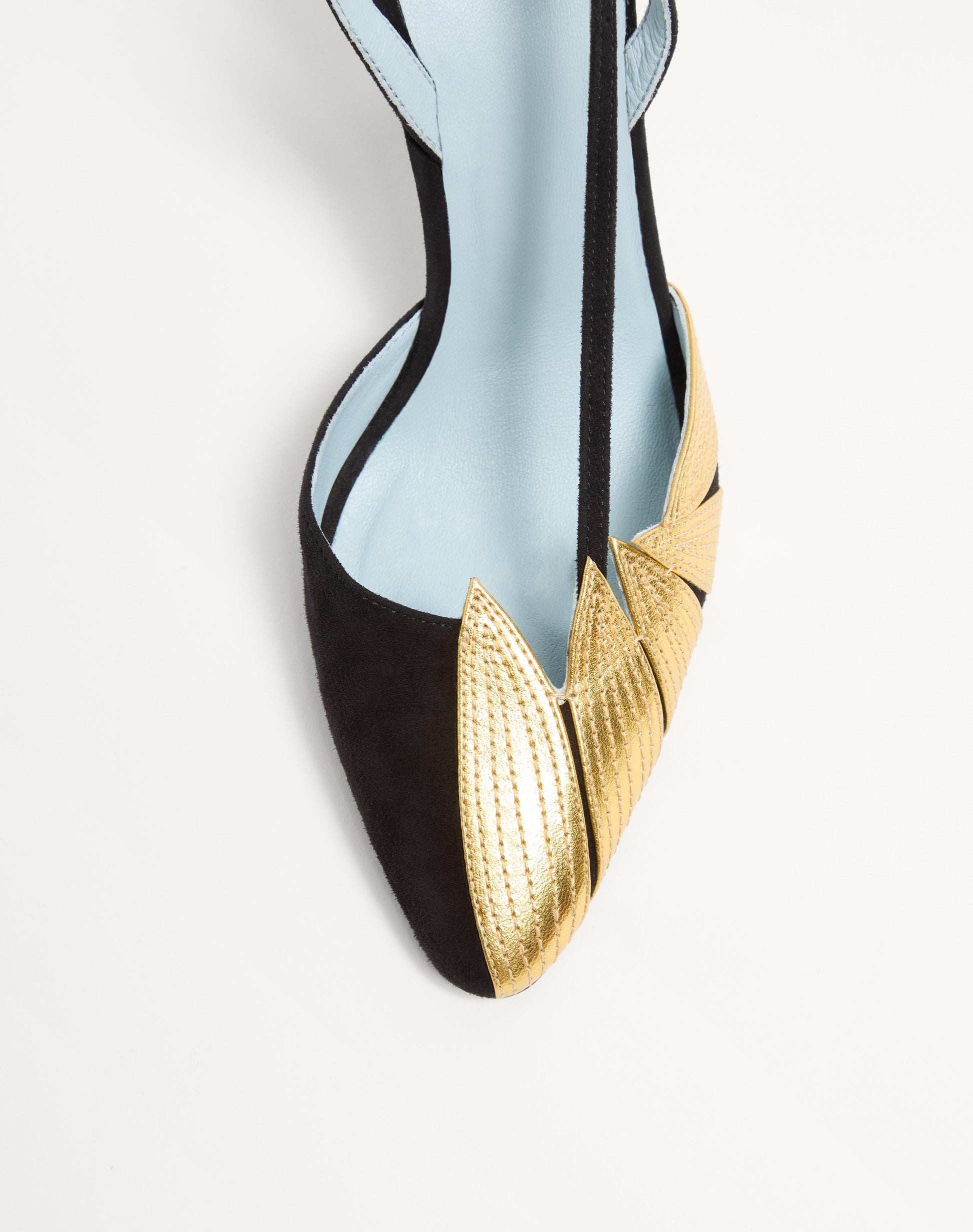 Foliefoliage Suede Slingback Pump 90mm