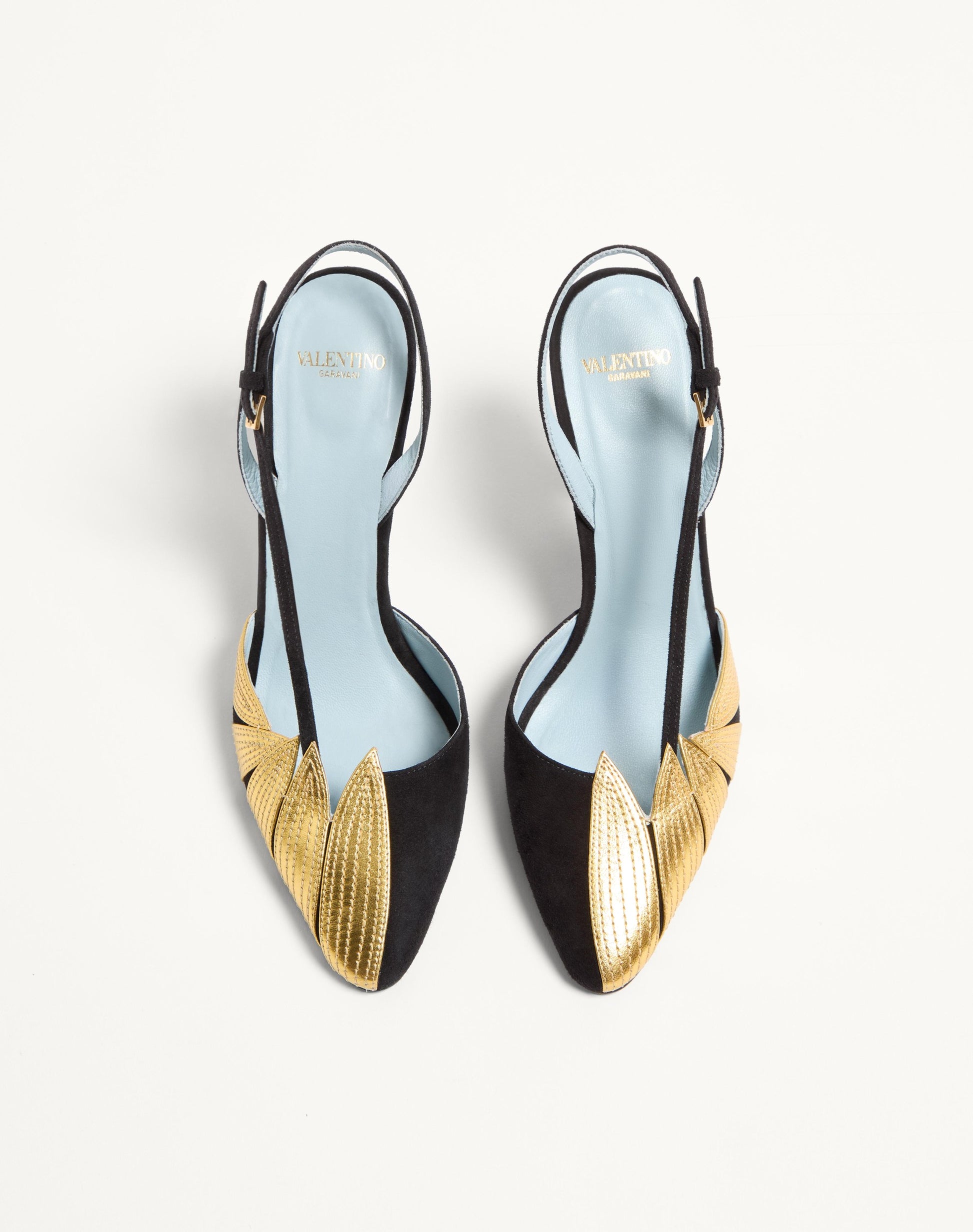 Foliefoliage Suede Slingback Pump 90mm