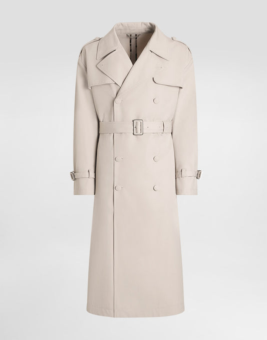 Double-breasted trench coat