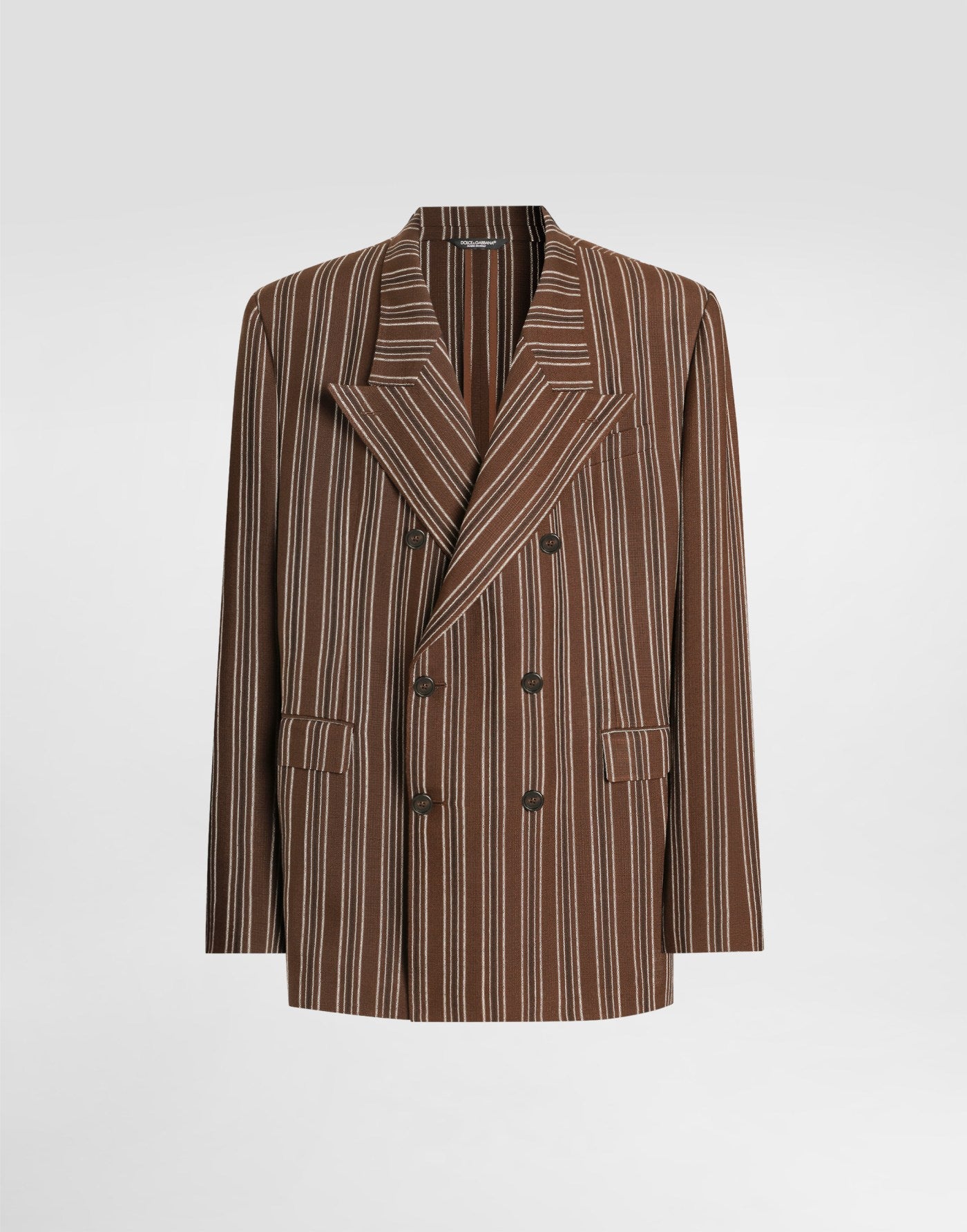 Double-breasted jacket in pinstripe