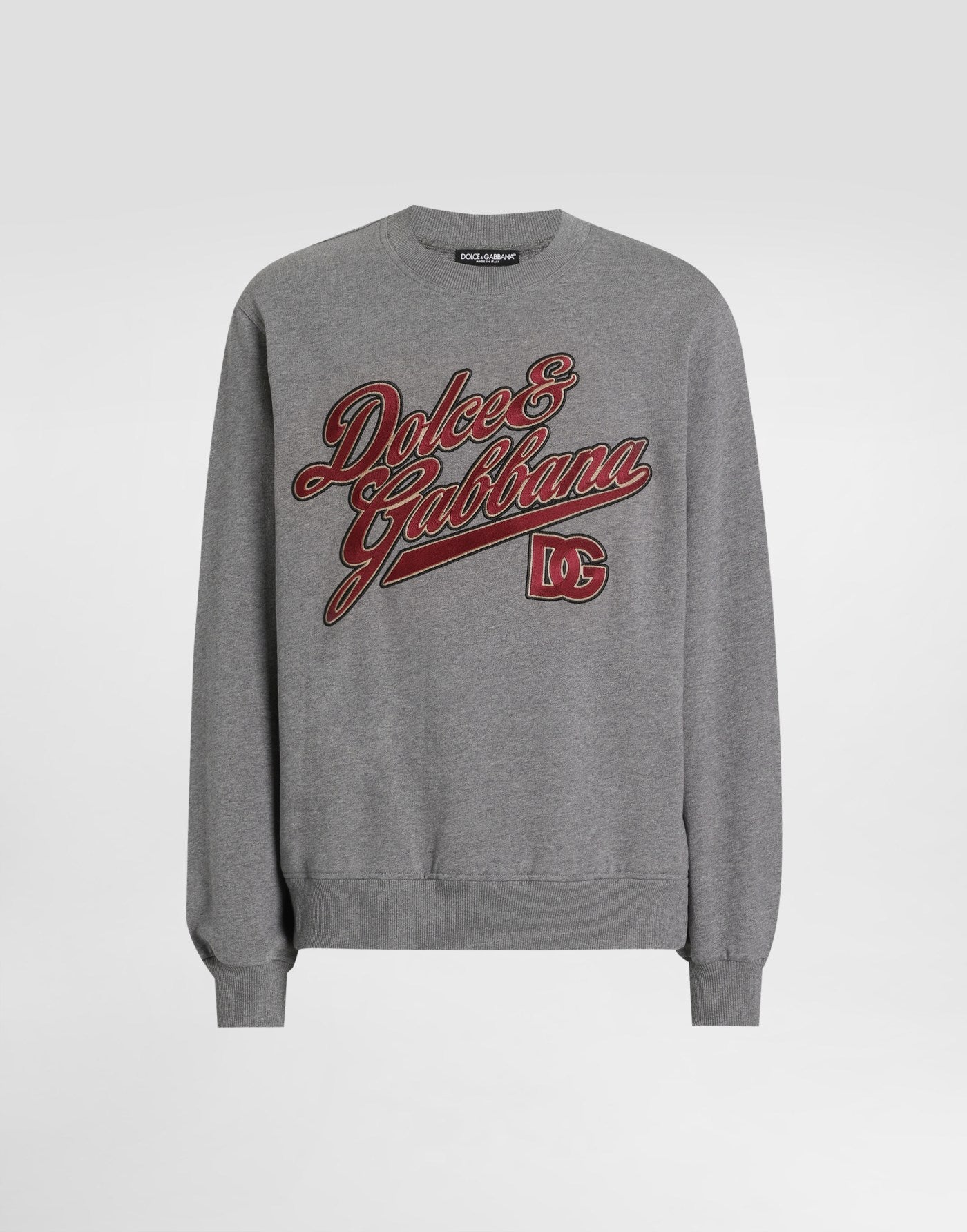 Cotton sweatshirt with embroidery