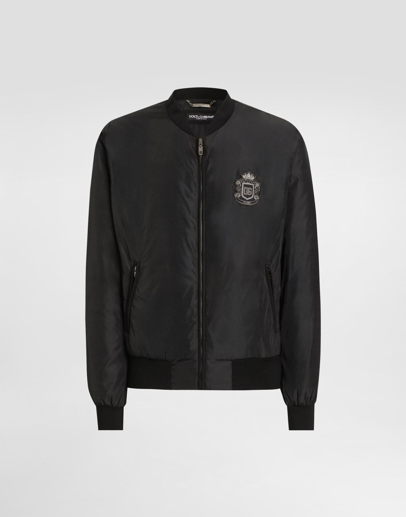 Jacket with patch