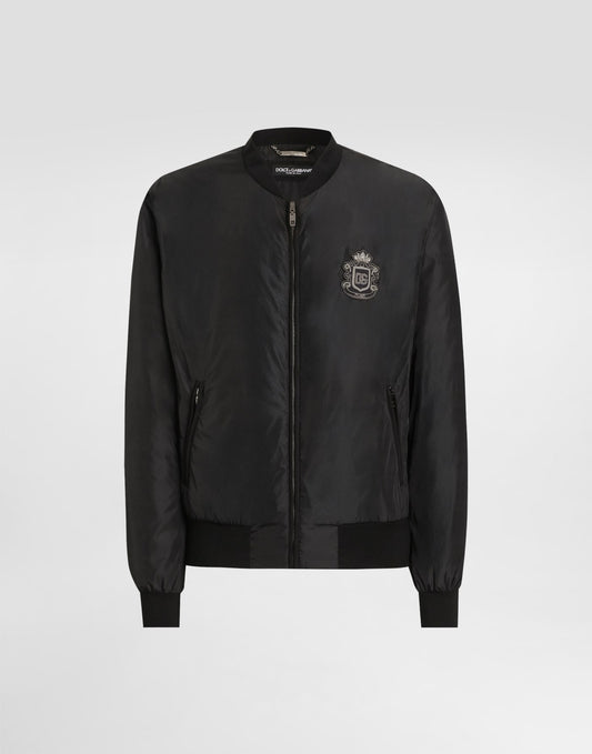 Jacket with patch
