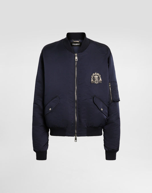 Duchesse padded bomber jacket