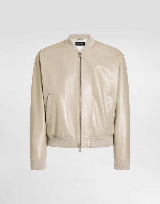 Nappa bomber jacket