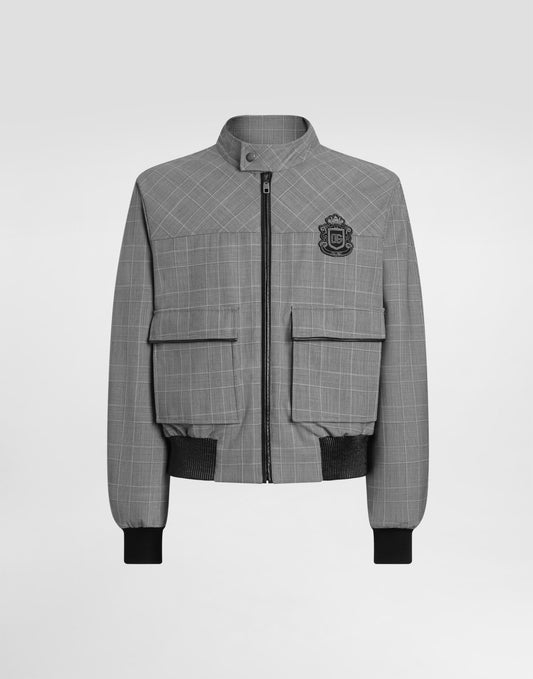 Unlined blouson jacket