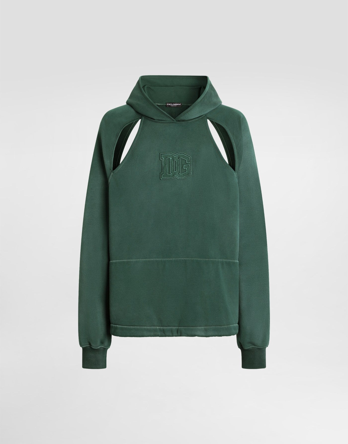 Treated cotton hoodie