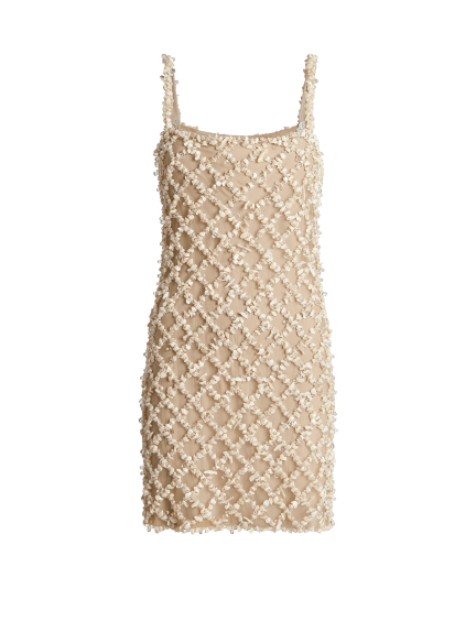 Mesh shell dress