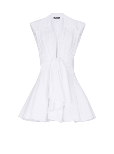 Cotton shirt dress