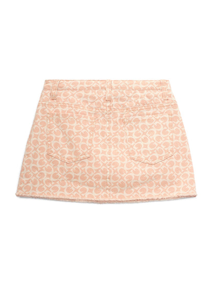 Venus Denim Logo Skirt (7-14)