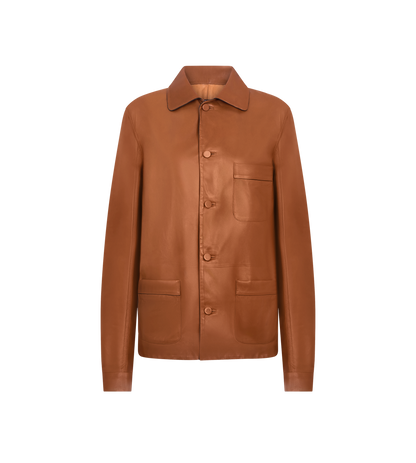 Lightweight Leather Pajama Shirt