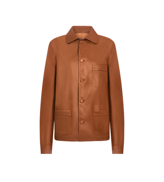 Lightweight Leather Pajama Shirt