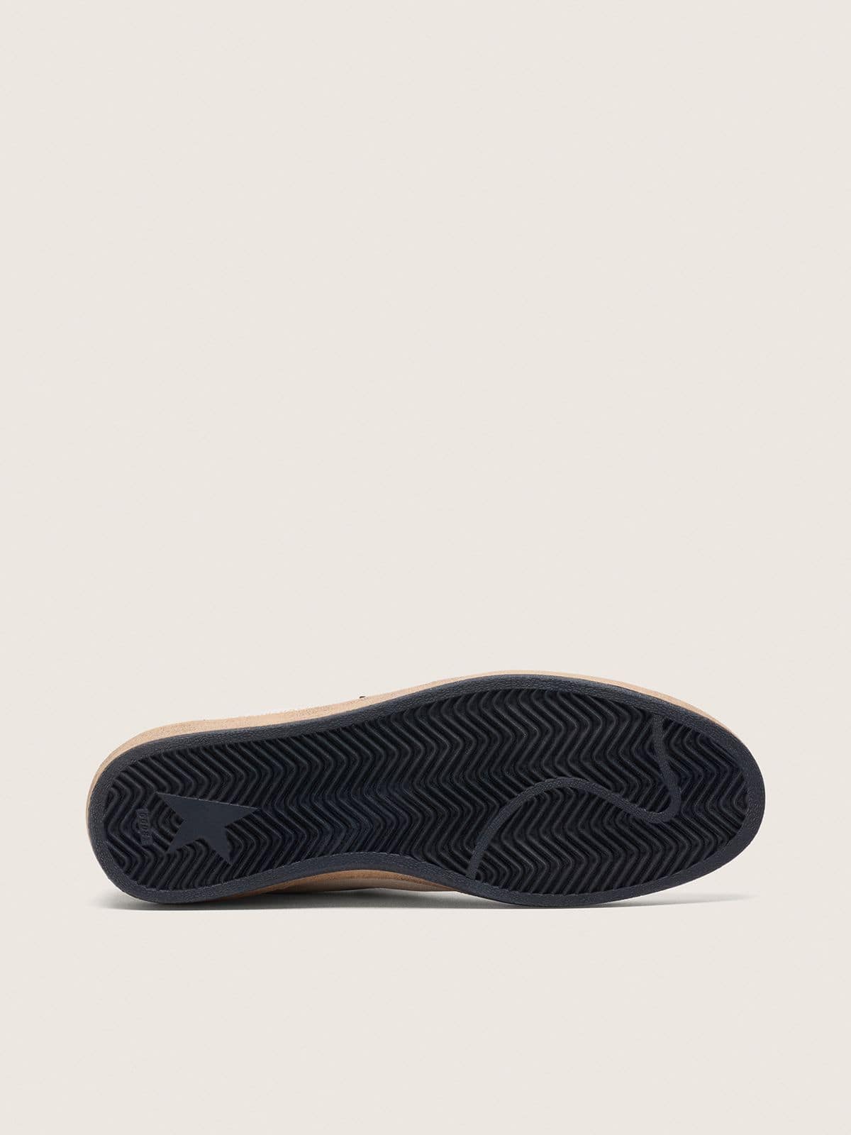Men's Ball Star in white nappa with black star