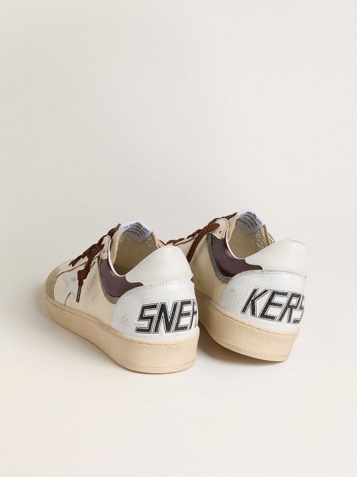 Men's Ball Star LTD in nappa with nappa star and leather heel tab