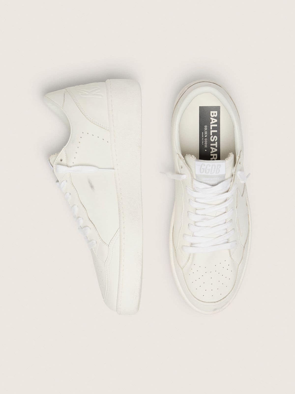 Men's Ball Star with white leather star and heel tab