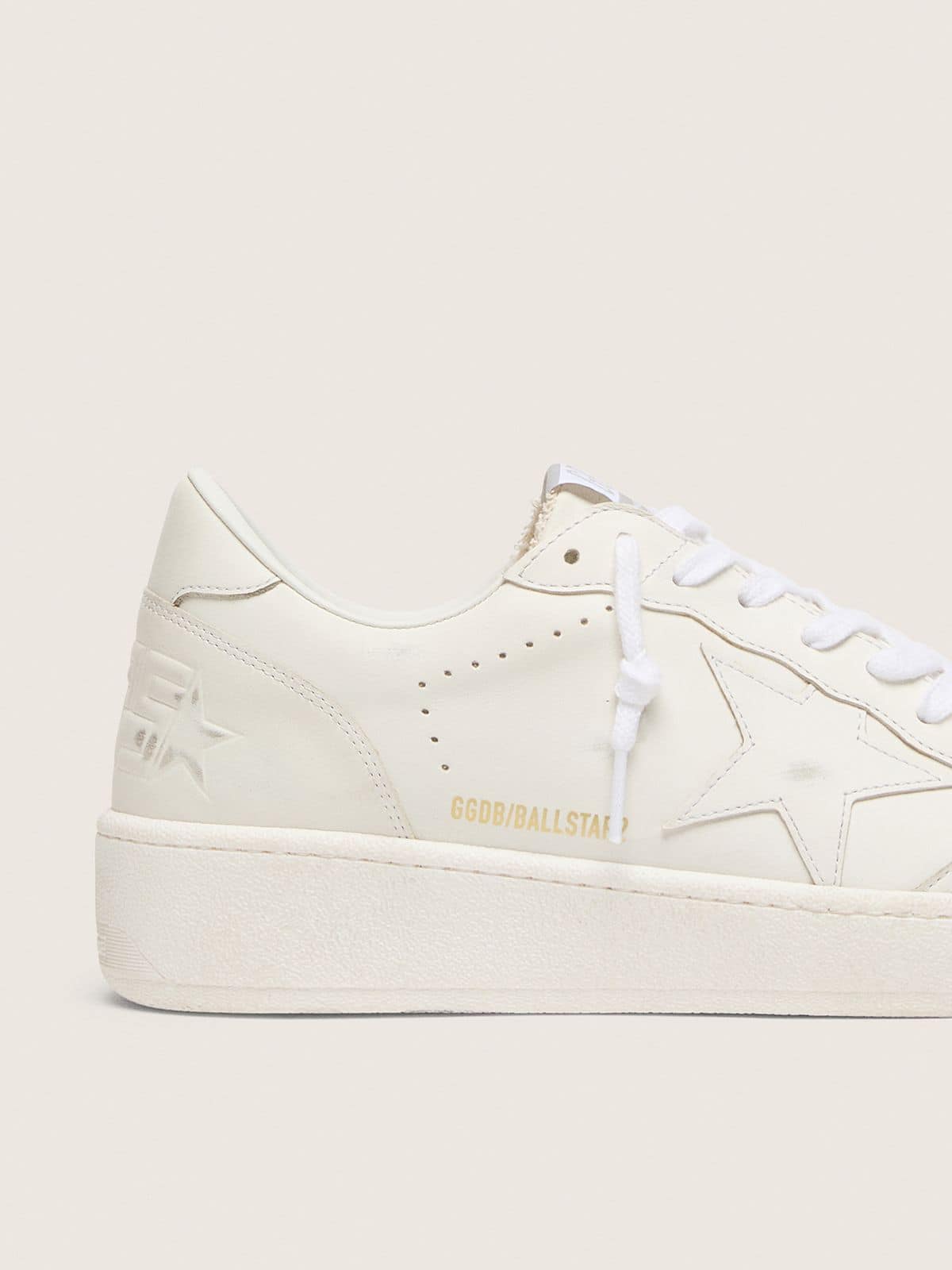 Men's Ball Star with white leather star and heel tab