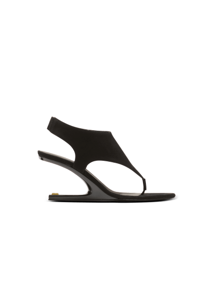 No Wedge suede sandals
