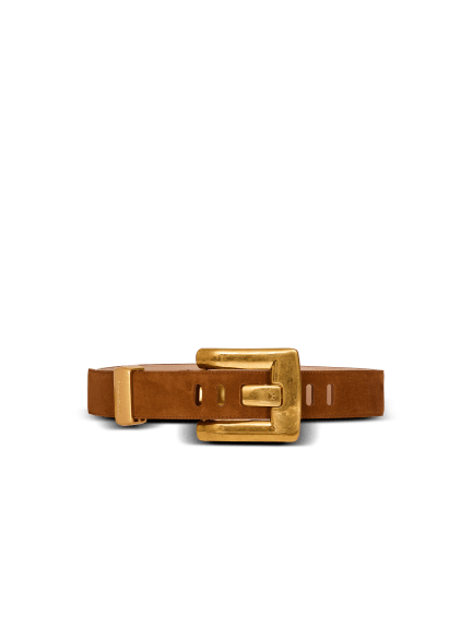 Anthem suede leather belt