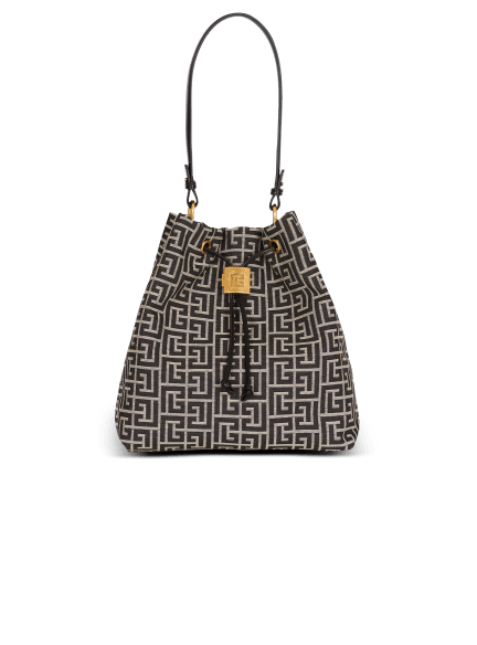 Pulse monogram jacquard backpack