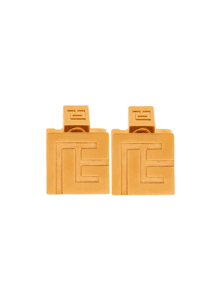 3D PB hoop earrings