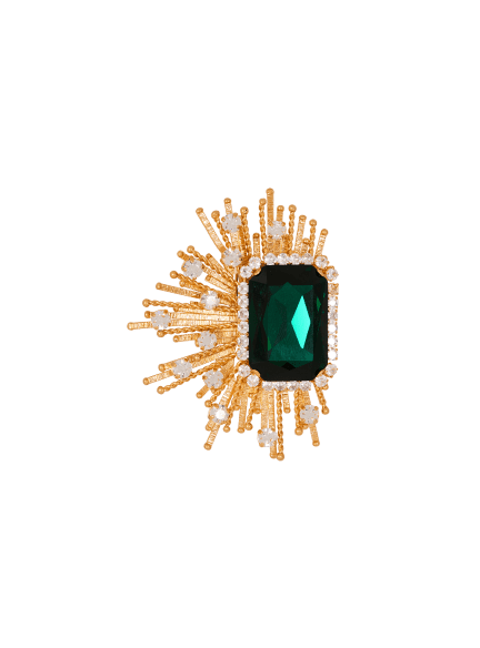 Gems rhinestone and crystal brooch
