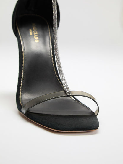 Olivia T-Strap Rhinestone Stiletto