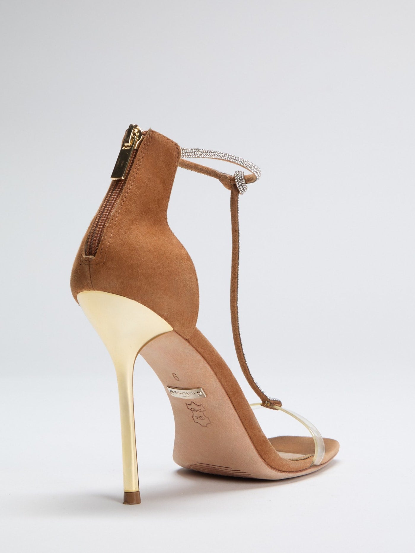 Olivia T-Strap Rhinestone Stiletto