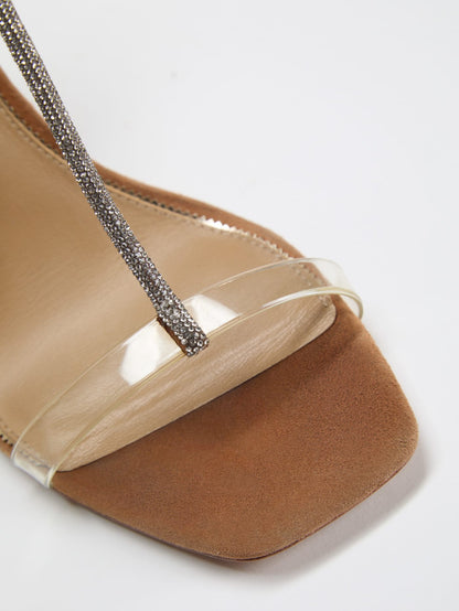 Olivia T-Strap Rhinestone Stiletto