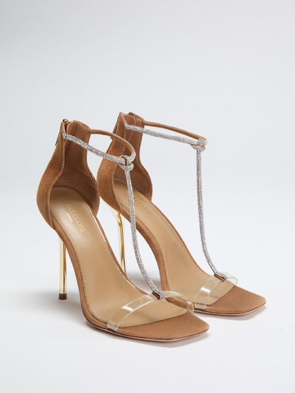 Olivia T-Strap Rhinestone Stiletto
