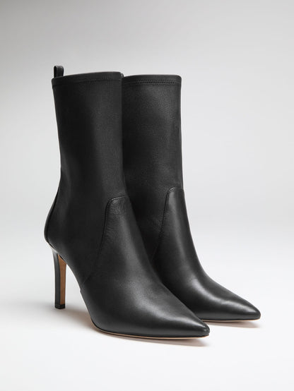 Mavrik Leather Ankle Bootie