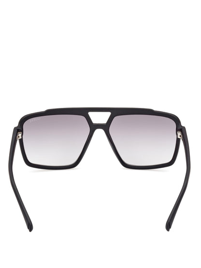 Metal Trim Plastic Navigator Sunglasses
