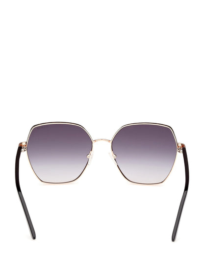 Geometric Metal Sunglasses