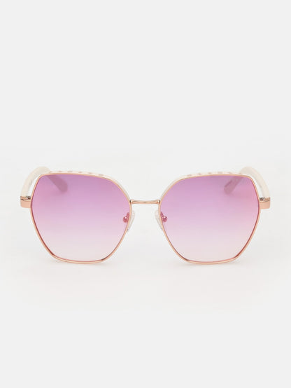 Geometric Metal Sunglasses