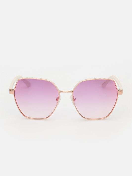 Geometric Metal Sunglasses