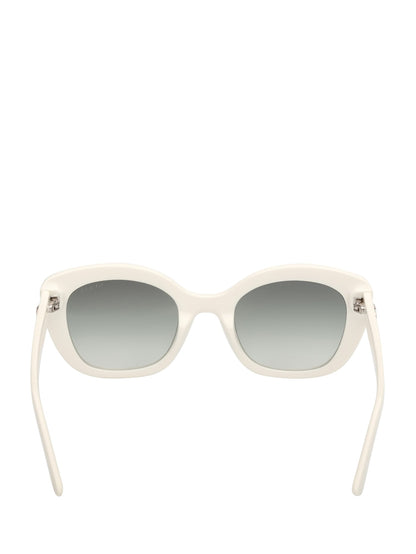Bubble Cat-Eye Plastic Sunglasses