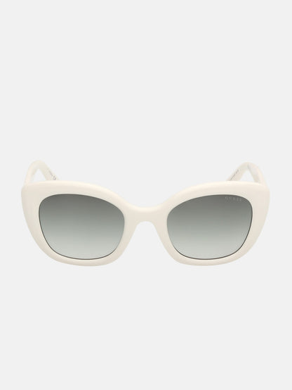 Bubble Cat-Eye Plastic Sunglasses