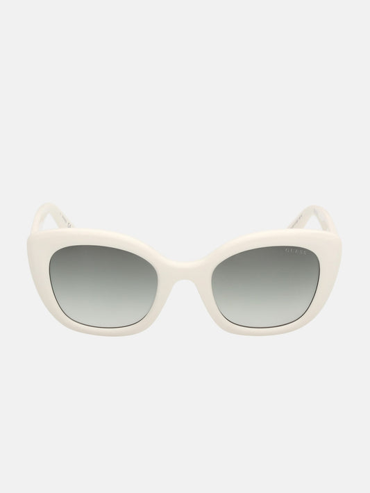 Bubble Cat-Eye Plastic Sunglasses