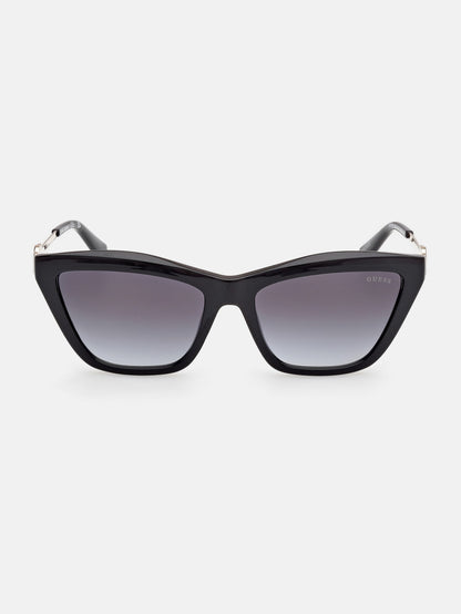 Cat-Eye Signature Plastic Sunglasses
