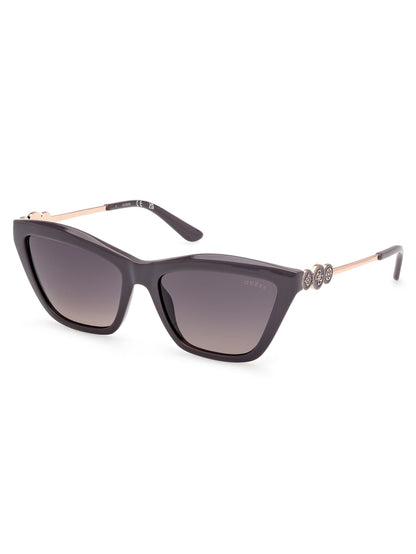 Cat-Eye Signature Plastic Sunglasses