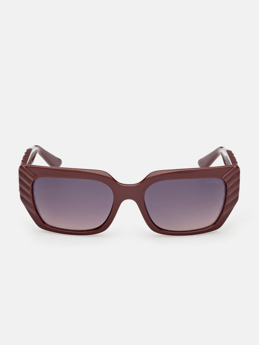 Leigh-Anne Rectangular Plastic Sunglasses