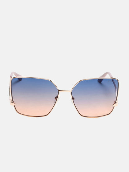 Oversized Square Zigzag Sunglasses