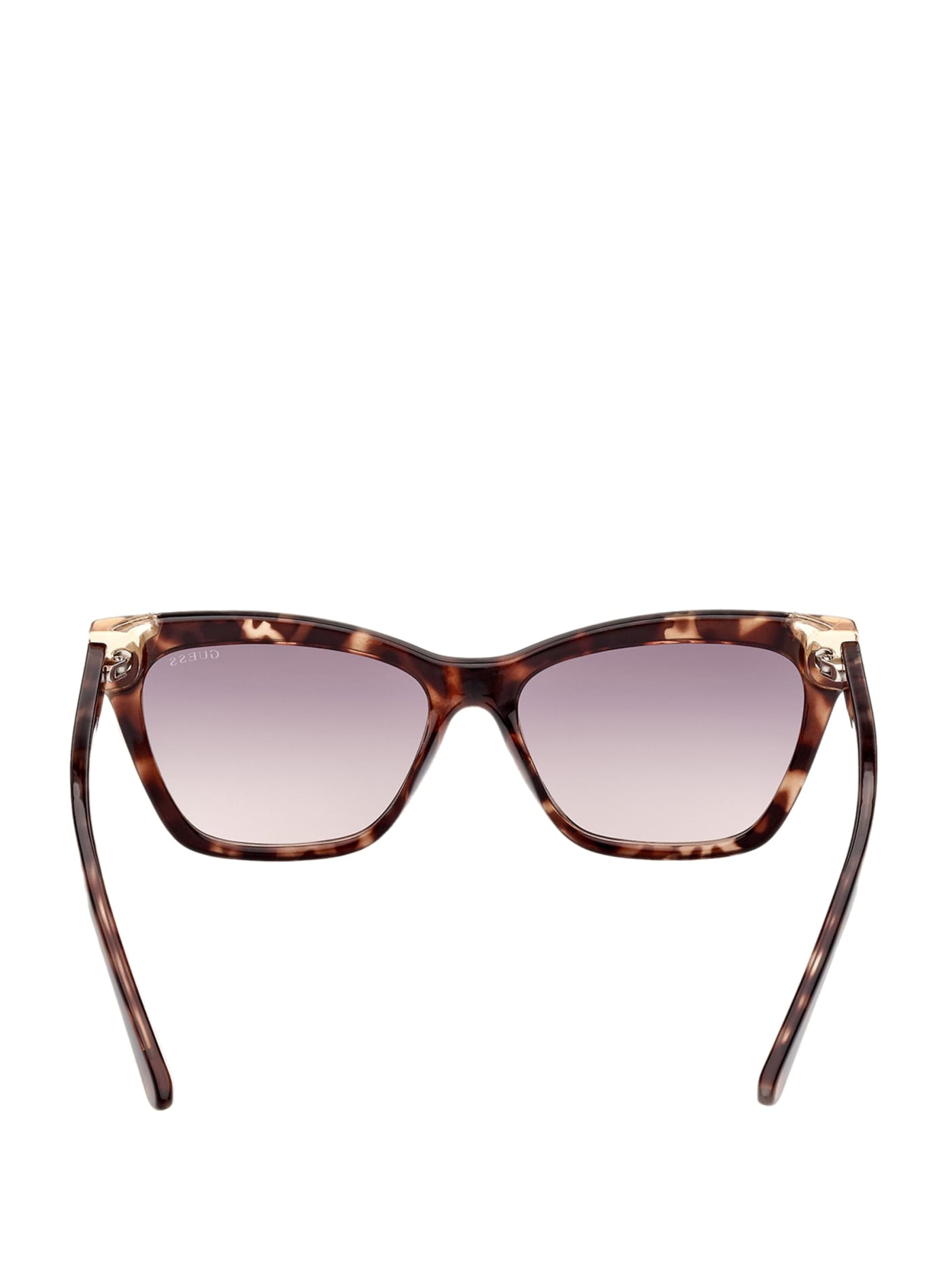 Tortoise Plastic Square Sunglasses