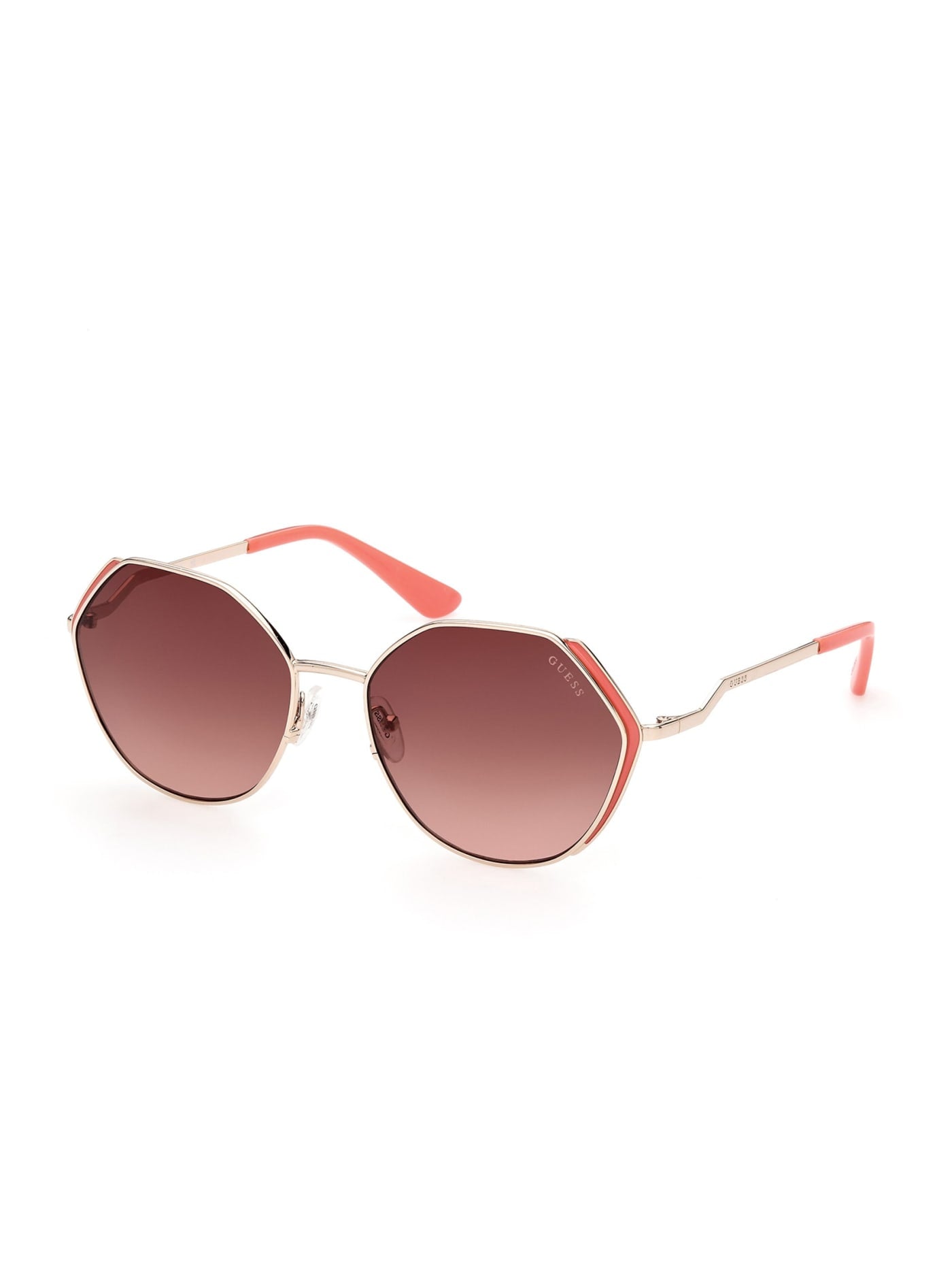 Colored Temple Geometric Sunglasses