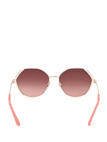 Colored Temple Geometric Sunglasses