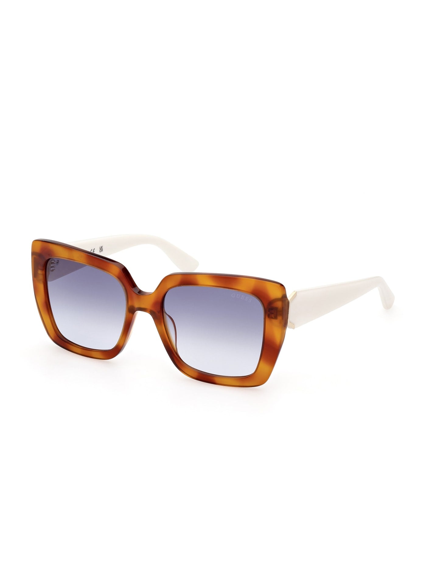 Square Logo Print Plastic Sunglasses