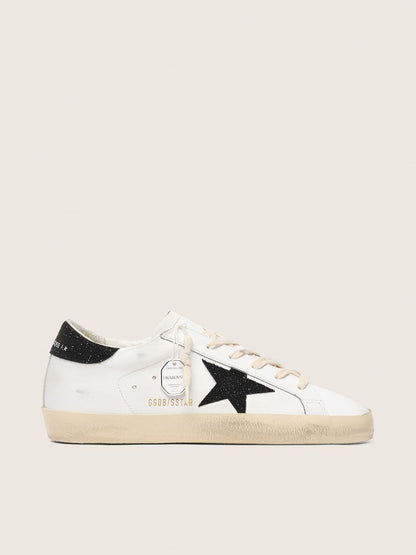 Women’s Super-Star with a black Swarovski crystal star and heel tab